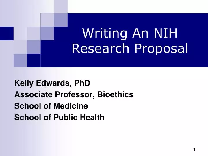 nih format for research proposal