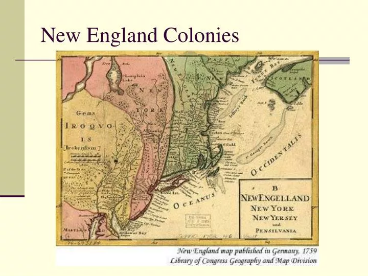 new england colonies presentation