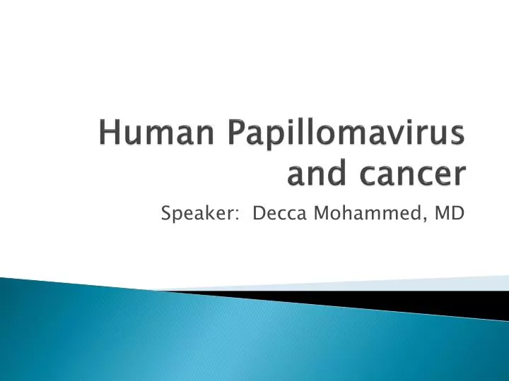 humán papillomavírus hpv ppt