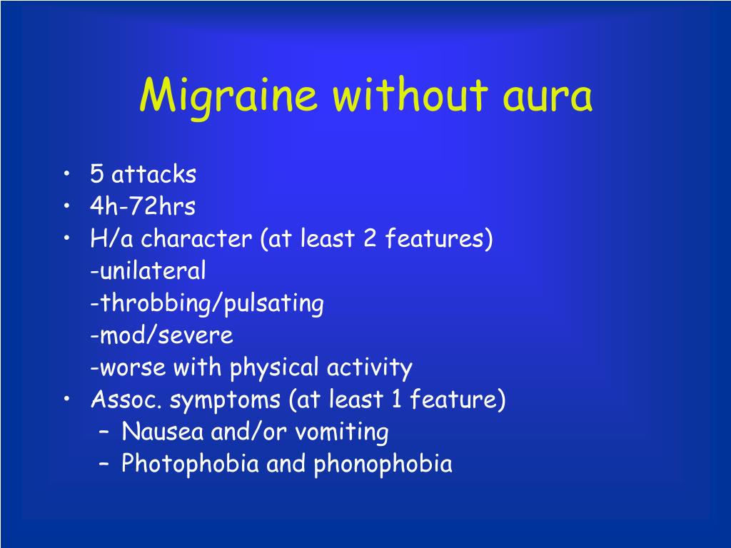 Migraine Aura