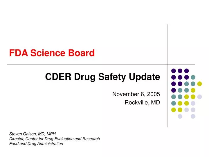 PPT FDA Science Board PowerPoint Presentation, free download ID1835495