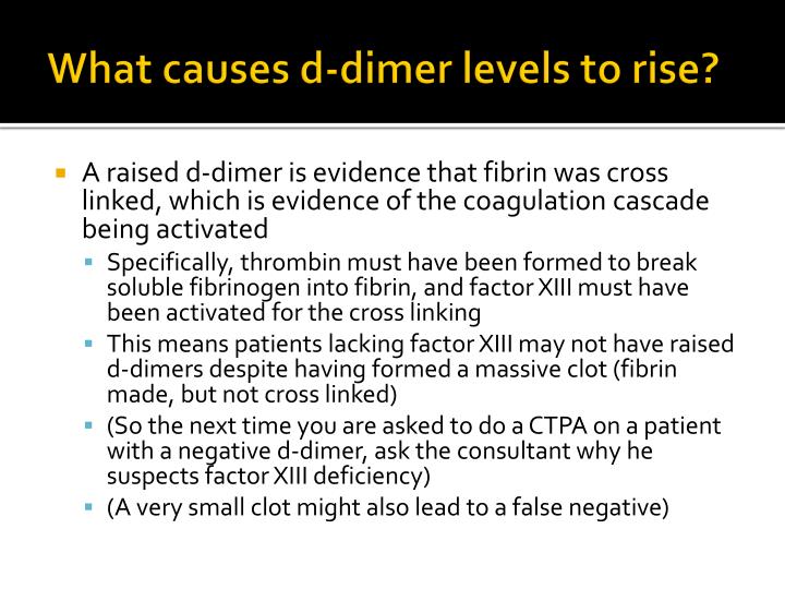 PPT t he ddimer PowerPoint Presentation ID1835627