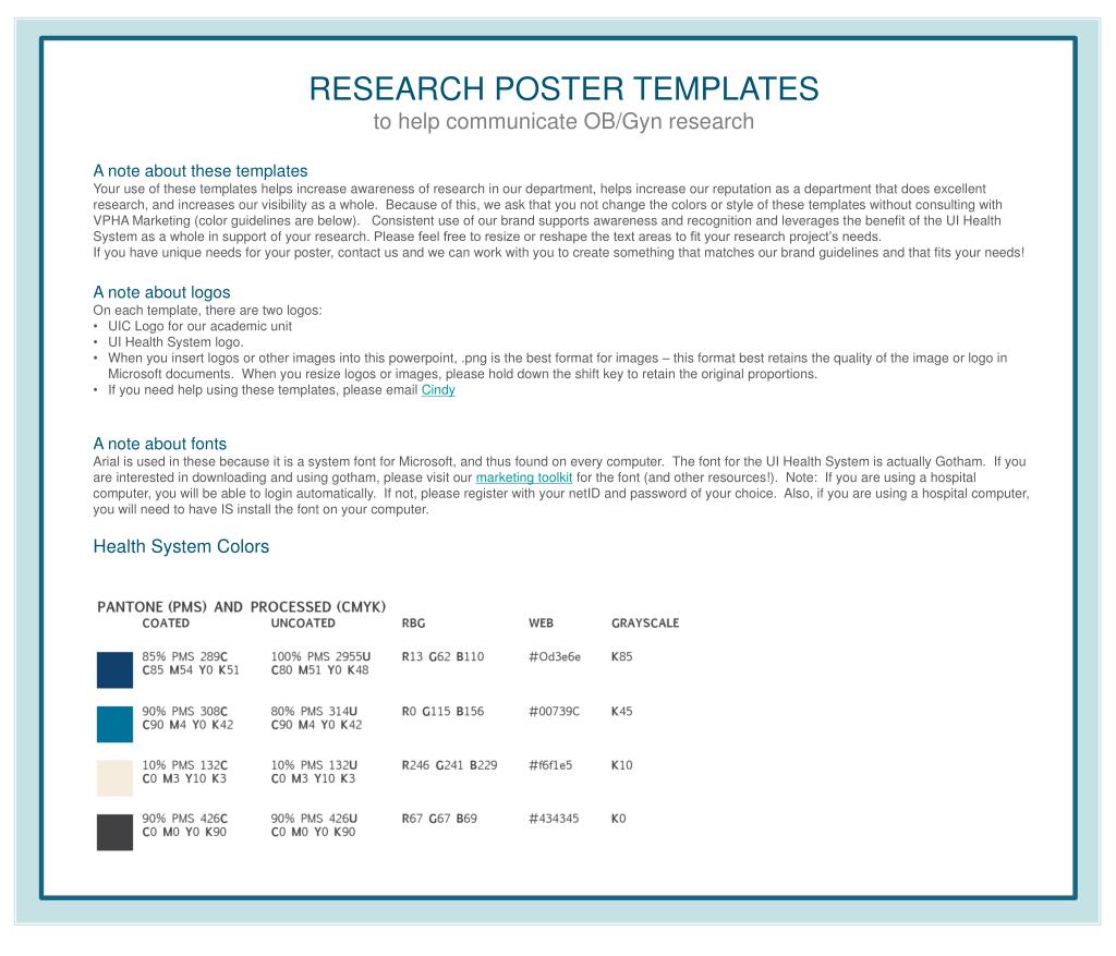 Research Poster Template Powerpoint from image1.slideserve.com