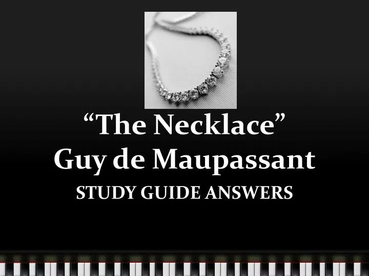 the necklace by guy de the necklace by guy de