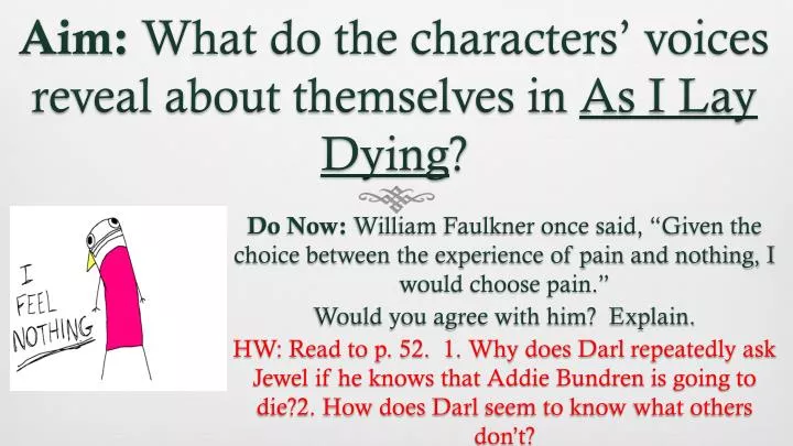 the journey of the bundren family in as i lay dying a novel by william faulkner Everything you ever wanted to know about cash bundren in as i lay dying as i lay dying by william faulkner home / literature / on the journey. the journey of the bundren family in as i lay dying a novel by william faulkner Everything you ever wanted to know about cash bundren in as i lay dying as i lay dying by william faulkner home / literature / on the journey.