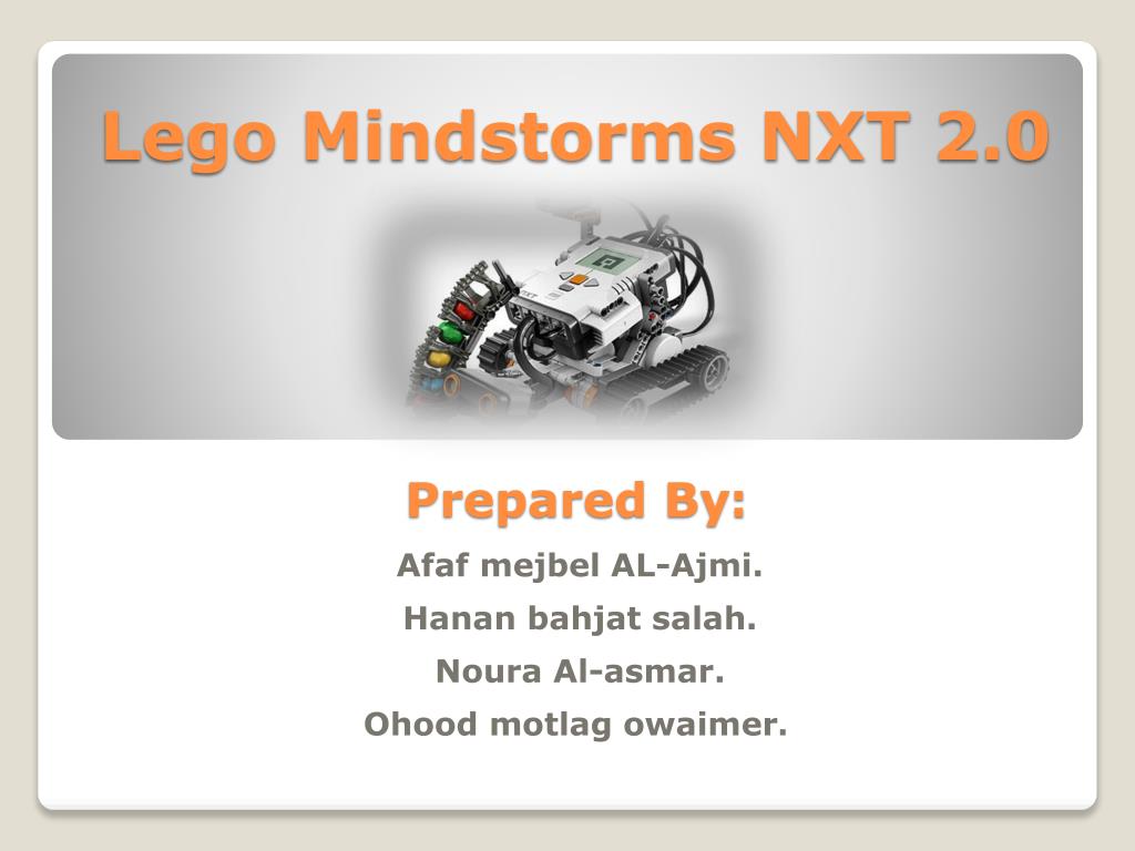 PPT - Lego Mindstorms NXT 2.0 PowerPoint Presentation, free download -  ID:1837920