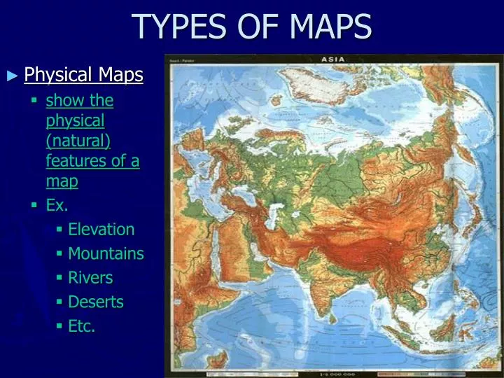 types of maps powerpoint presentation