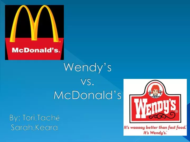 PPT Wendy’s vs. McDonald’s PowerPoint Presentation, free download