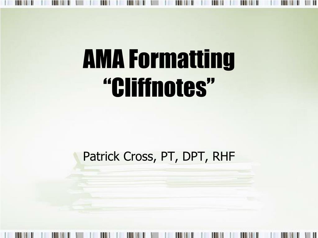 ama style endnote download