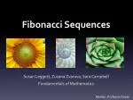 PPT - Fibonacci Sequences PowerPoint Presentation - ID:1839618