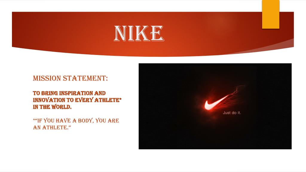 mission statement of nike