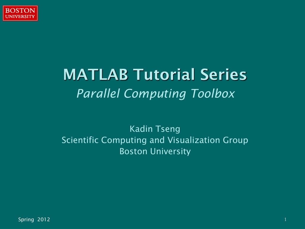 parallel processing matlab 2012