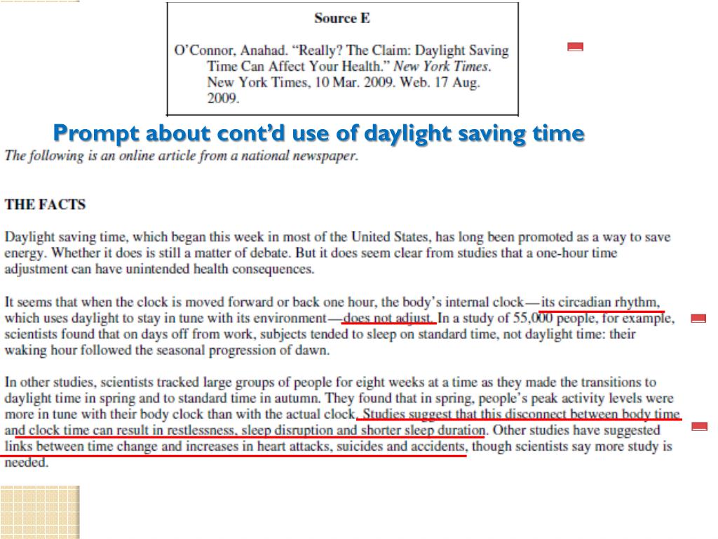 synthesis essay daylight savings time