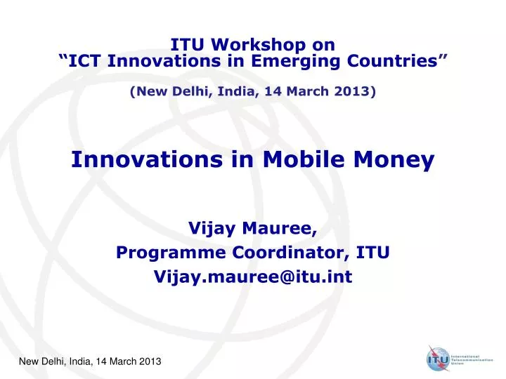 innovations in mobile money n.