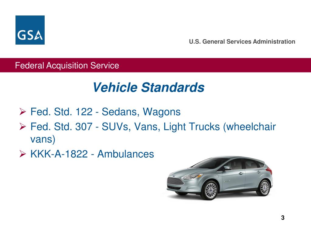 PPT SDVOSB Open House Federal Vehicle Standards Dan Buckingham GSA