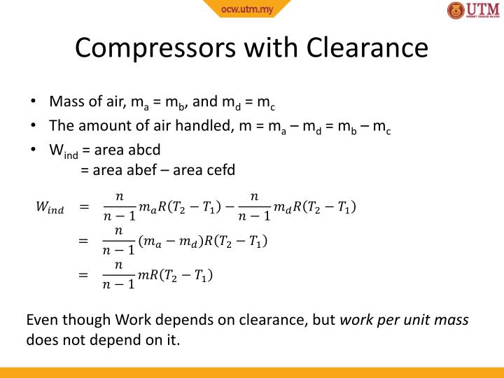 PPT Thermodynamics II Chapter 3 Compressors PowerPoint Presentation