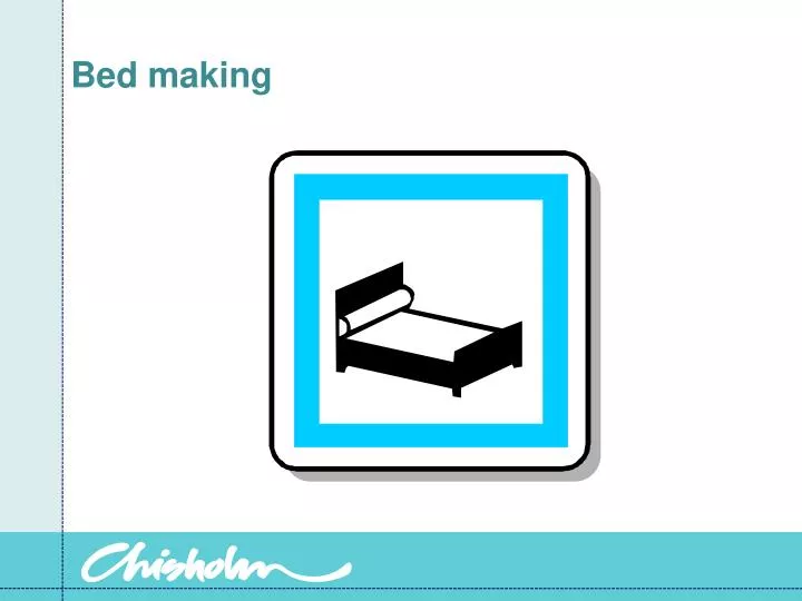 make your bed presentation