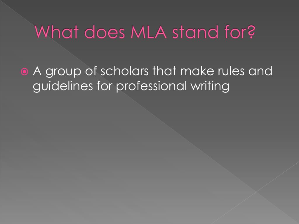 PPT - MLA Citations PowerPoint Presentation, free download - ID:1842025