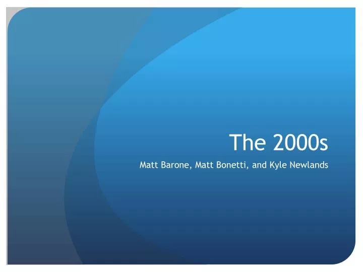 PPT The 2000s PowerPoint Presentation, free download ID1843848 PPT The 2000s PowerPoint Presentation, free download ID1843848