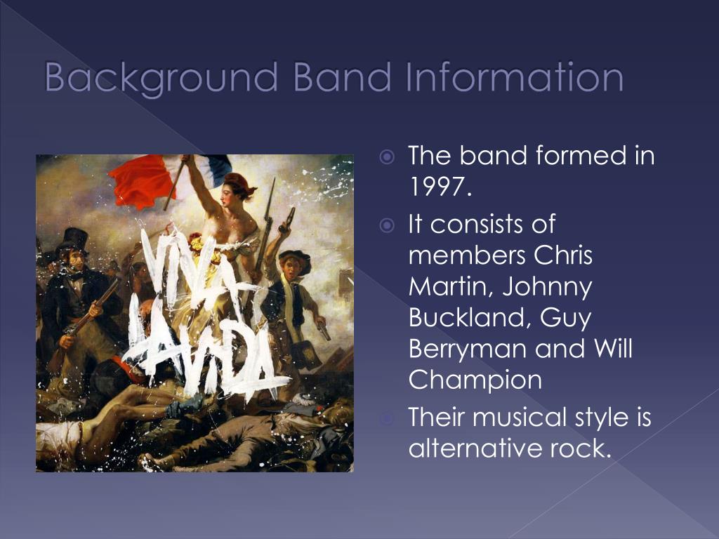 Will Champion (Viva la Vida) - Coldplay Timeline