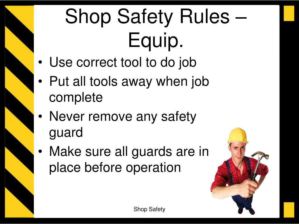 shop safety assignment