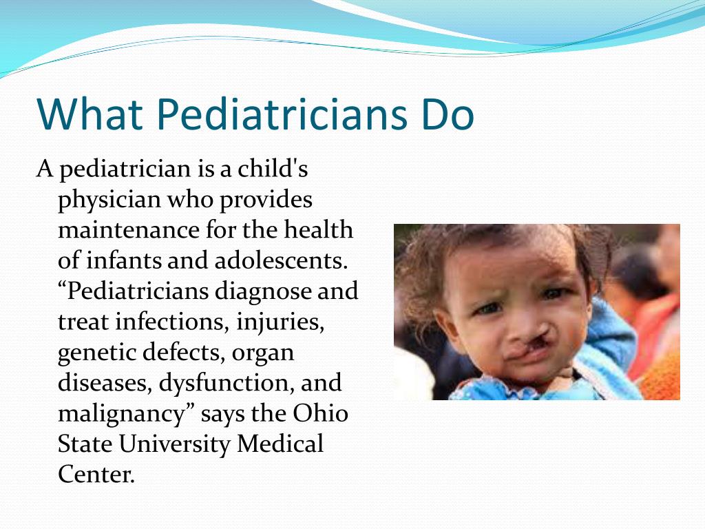 Pediatrician Meaning