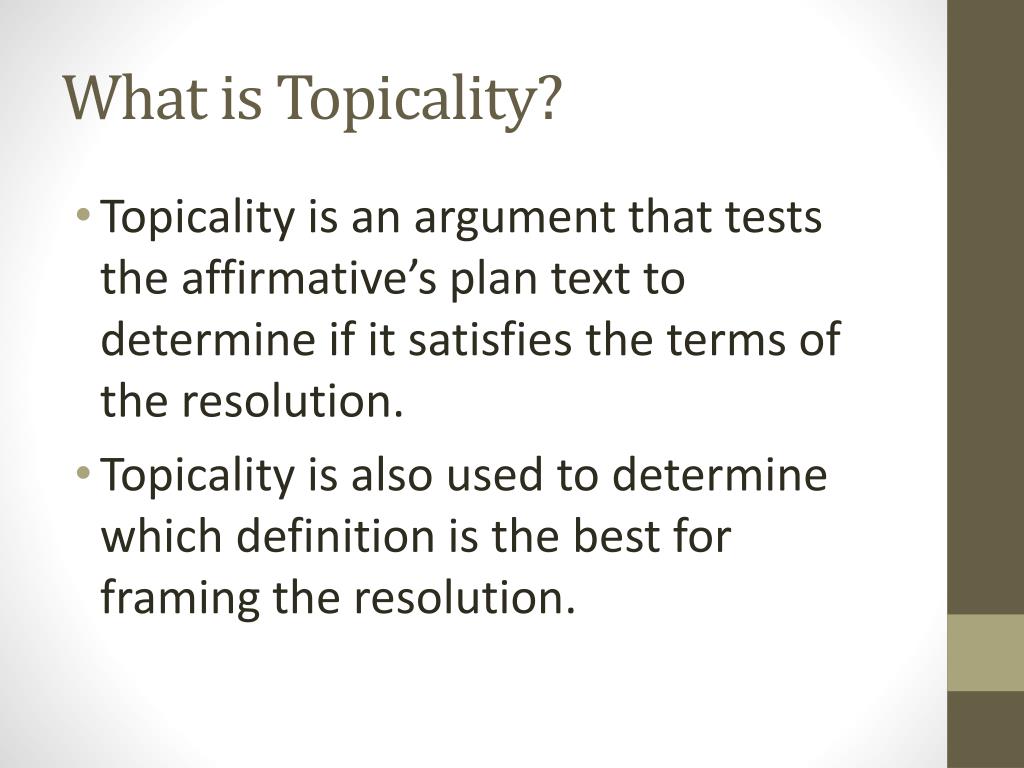 topicality of the research