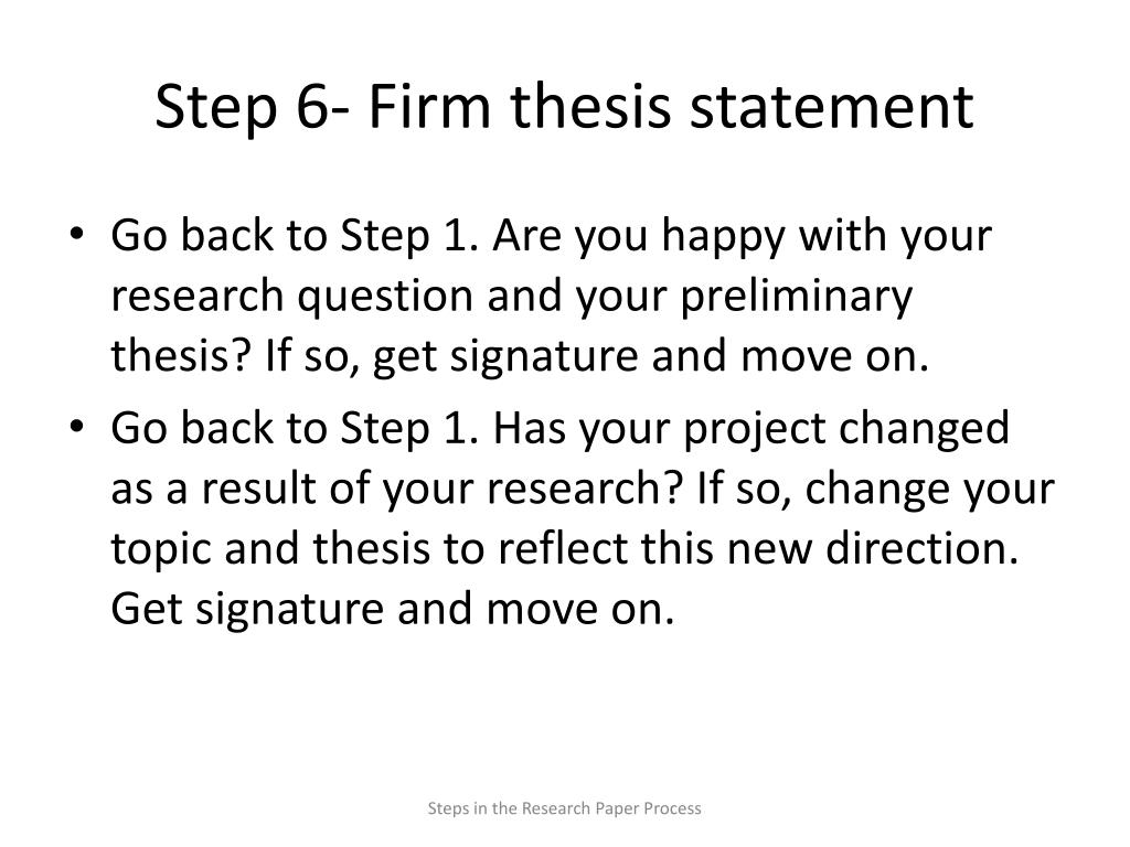 Solved A. Step 1 Check (✓) the thesis statements that