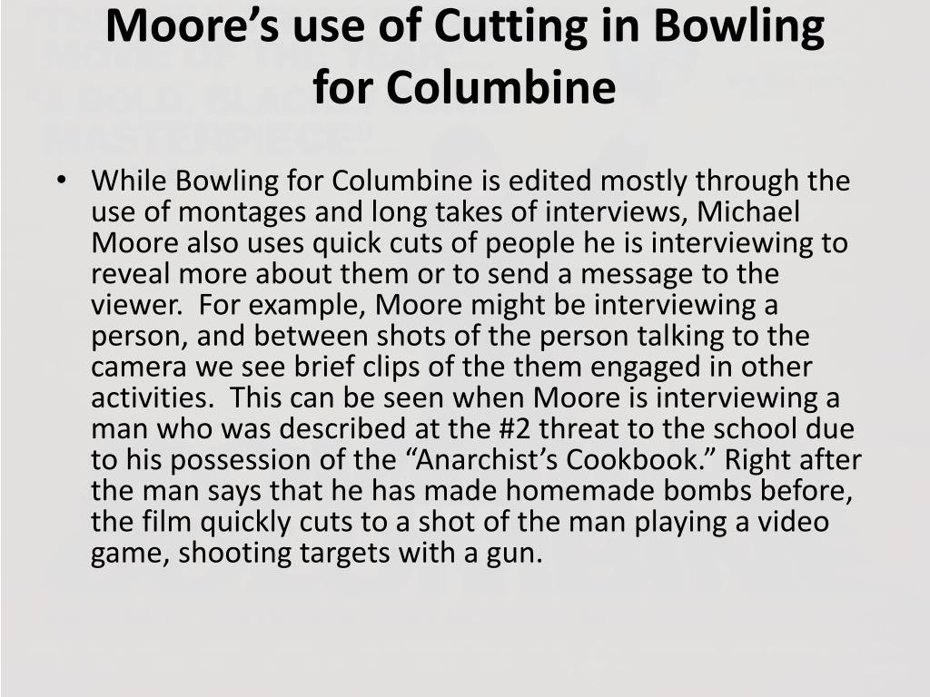 bowling for columbine essay conclusion