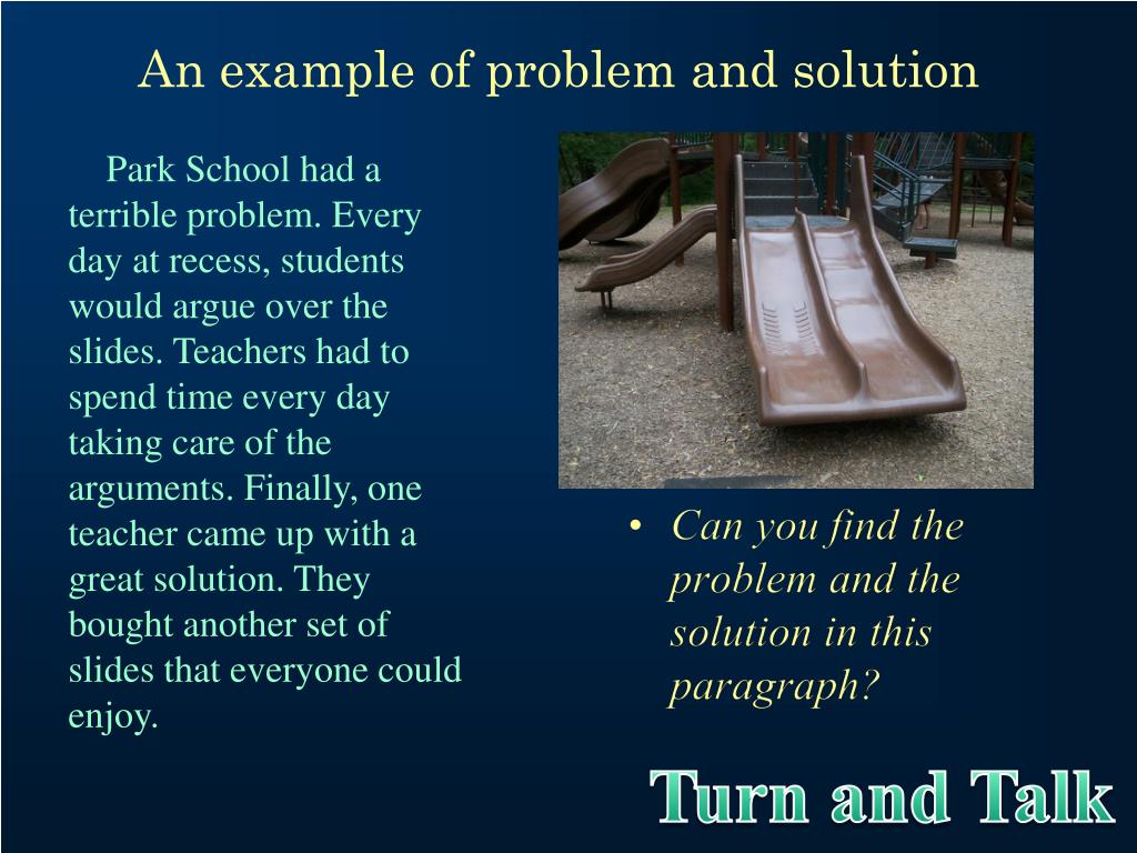 example problem and solution