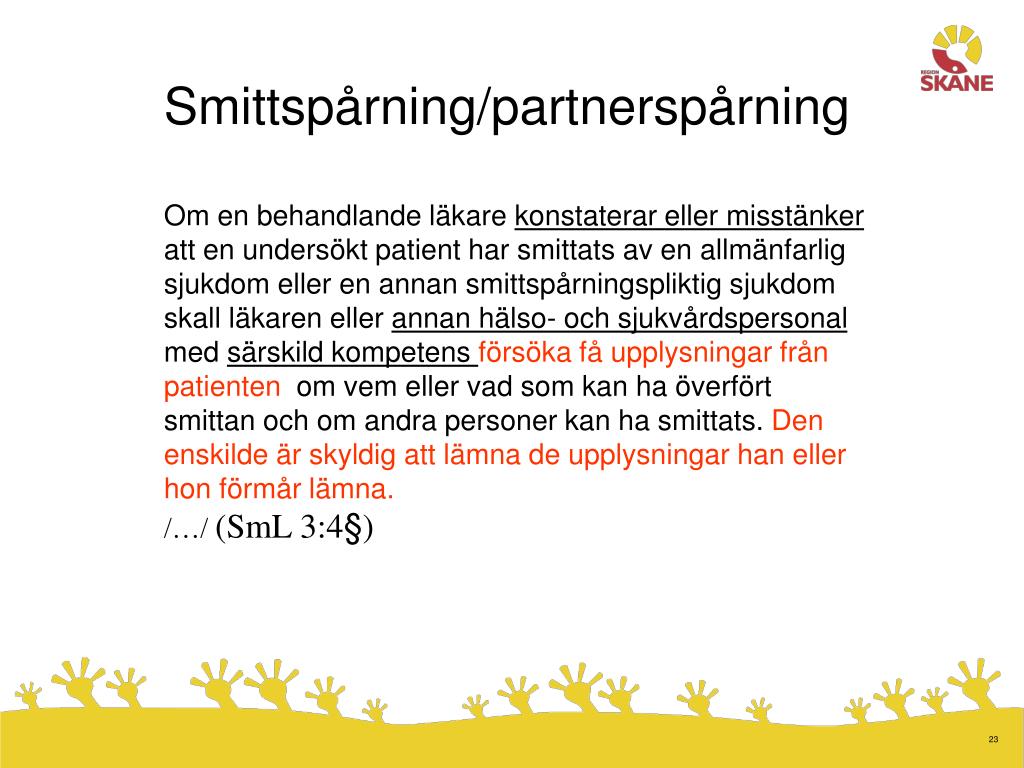 PPT - Smittskydd/ Smittspårning PowerPoint Presentation, free ...