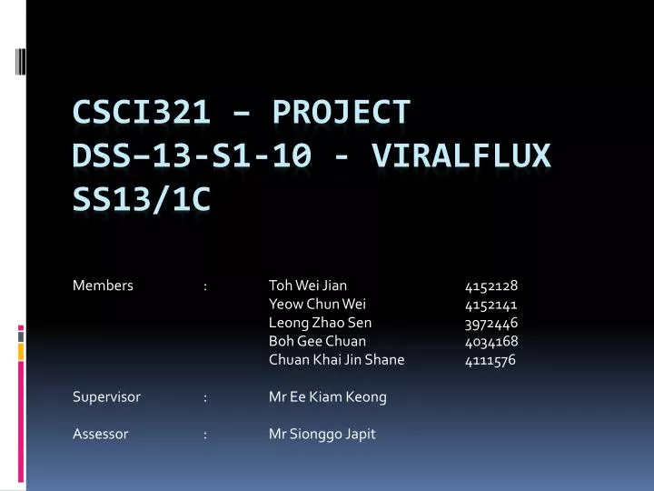 csci321 project dss 13 s1 10 viralflux ss13 1c n.