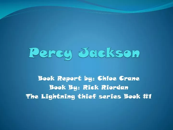 PPT Percy Jackson PowerPoint Presentation Free Download ID 1846989