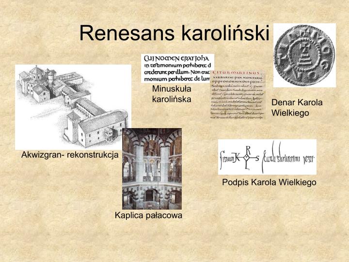 Na Czym Polegał Renesans Karoliński PPT - Od państwa Franków do państwa Karola Wielkiego PowerPoint