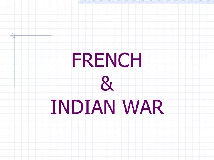 french indian war n.