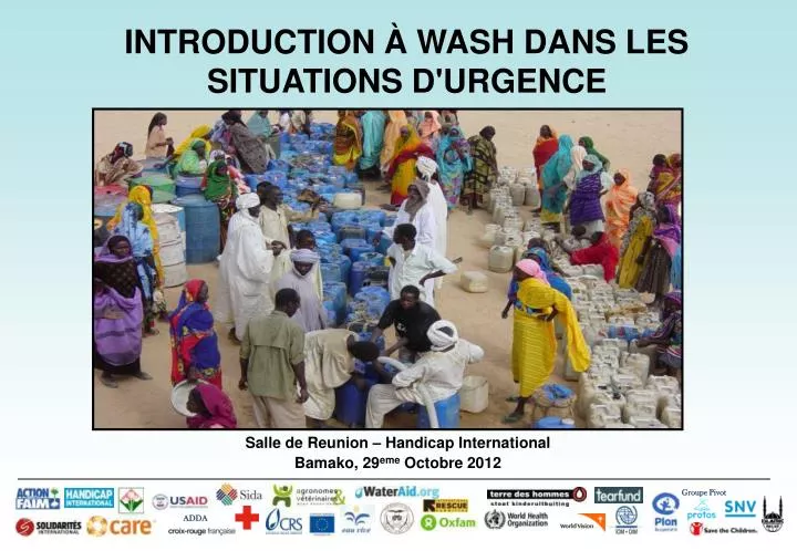 Ppt - Salle De Reunion – Handicap International Bamako, 29 Eme Octobre 2012  Powerpoint Presentation - Id:1847544