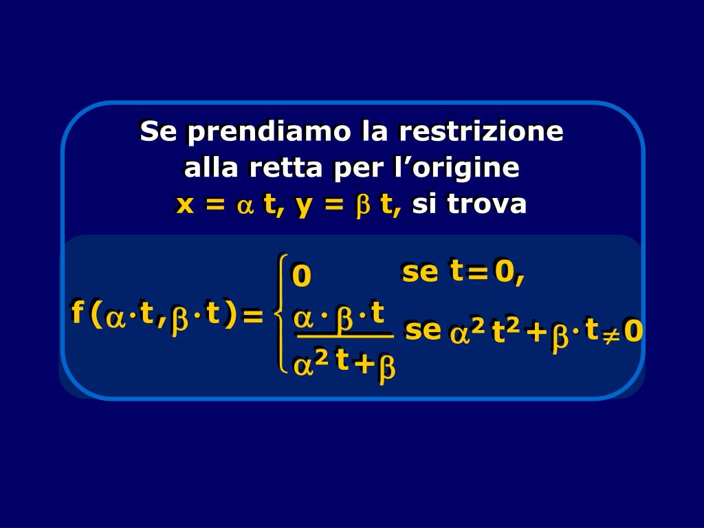 Ppt Continuita Limiti E Differenziabilita Di Funzioni Di Piu Variabili Powerpoint Presentation Id