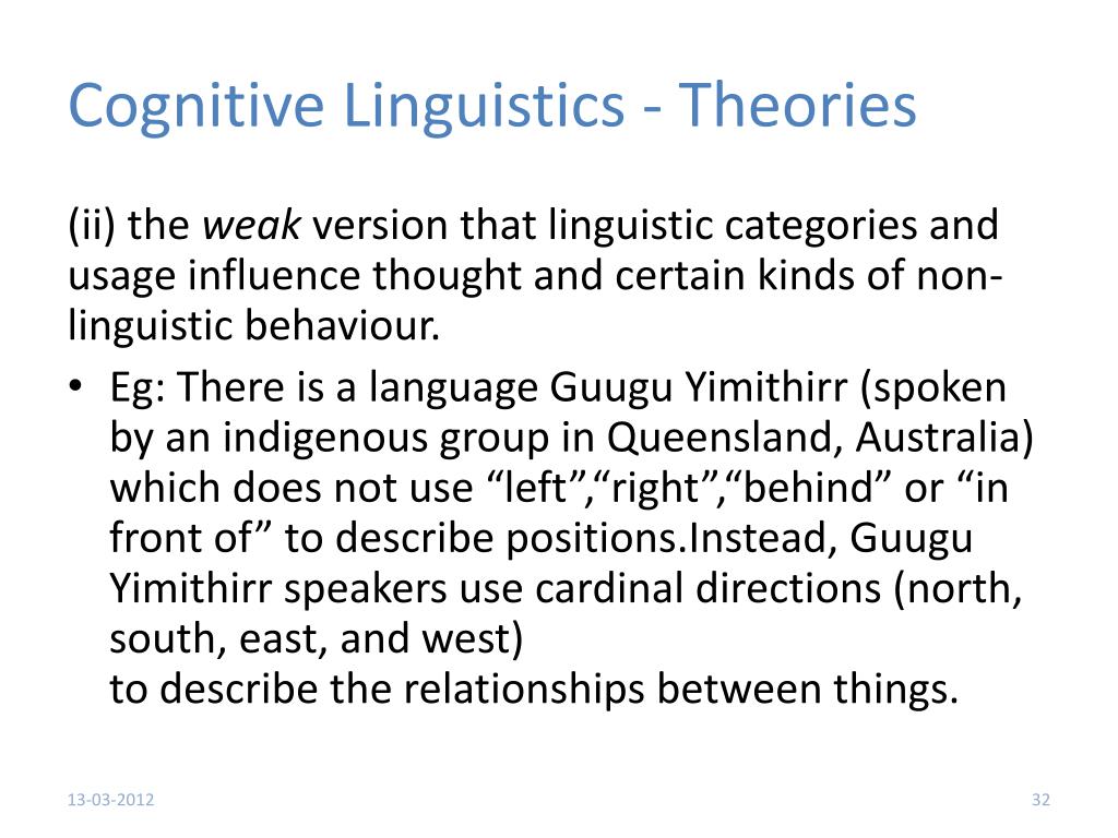 cognitive functional linguistics