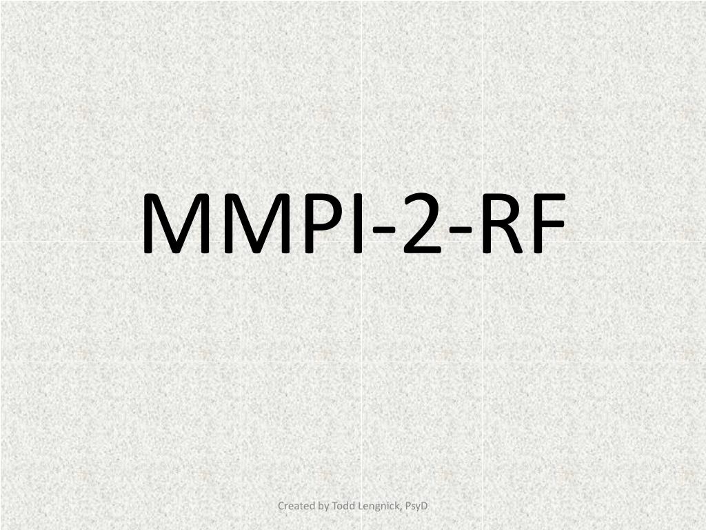 what does the mmpi 2 measure what does the mmpi 2 measure