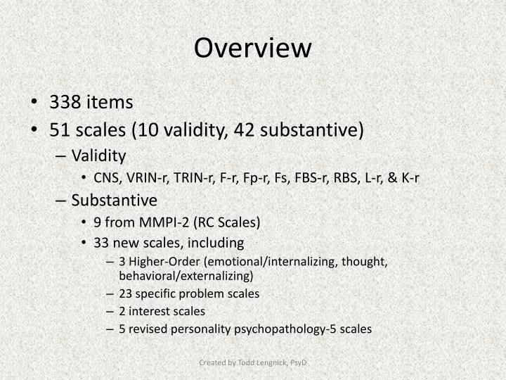 mmpi 2 rf validity scales mmpi 2 rf validity scales