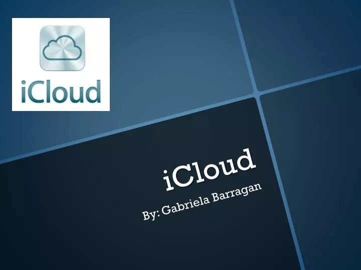 PPT iCloud PowerPoint Presentation, free download ID1849090