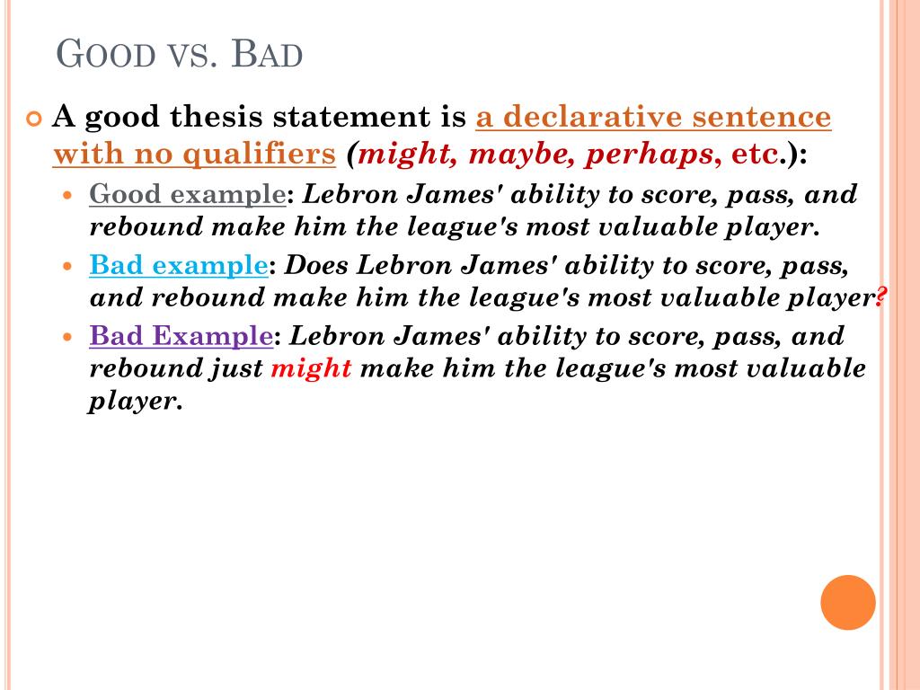 PPT - How to Write a Thesis Statement PowerPoint Presentation, free