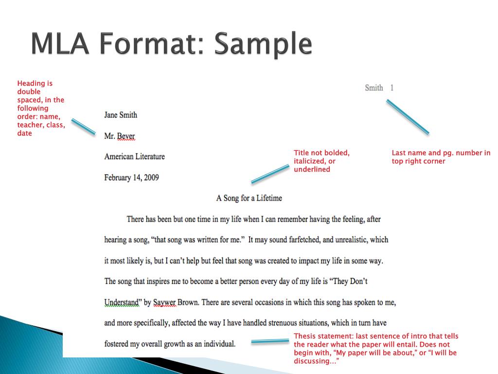 PPT - MLA Writing Style PowerPoint Presentation, free download