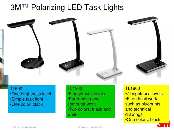 Ppt 3m Polarizing Led Task Lights Powerpoint Presentation Free