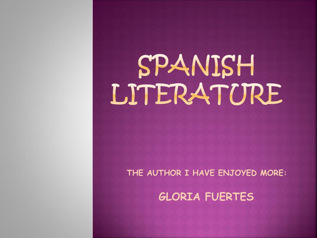 research literature in spanish
