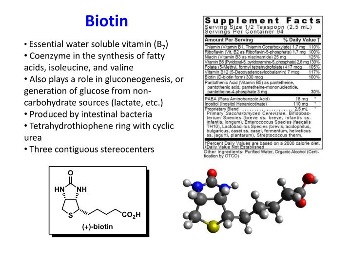 PPT - Total Synthesis Of (+)-Biotin PowerPoint Presentation - ID:1850445