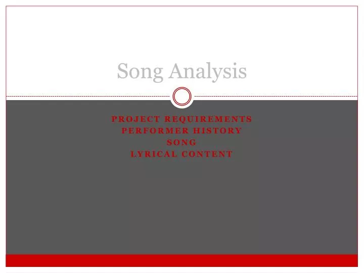 PPT Song Analysis PowerPoint Presentation Free Download ID 1850453 ppt-song-analysis-powerpoint-presentation-free-download-id-1850453