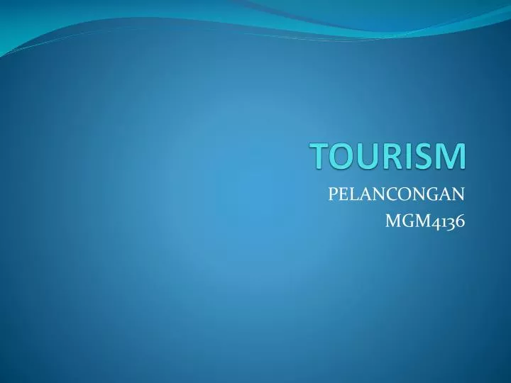 tourism n.