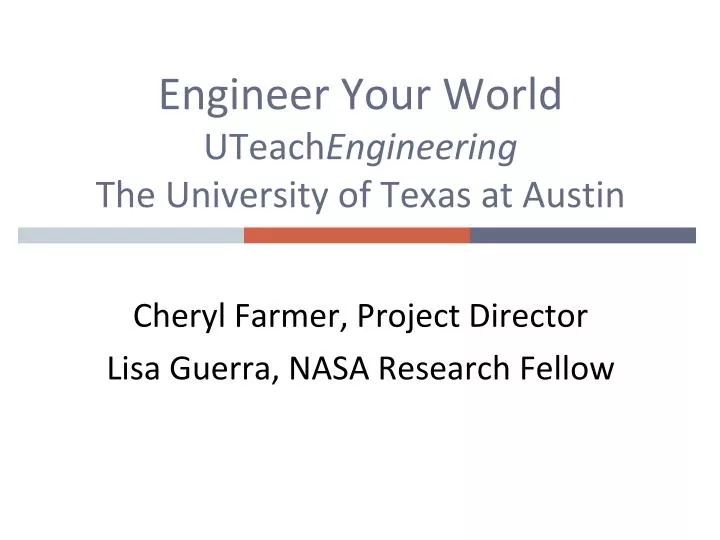 engineer your world uteach engineering the university of texas at austin n.