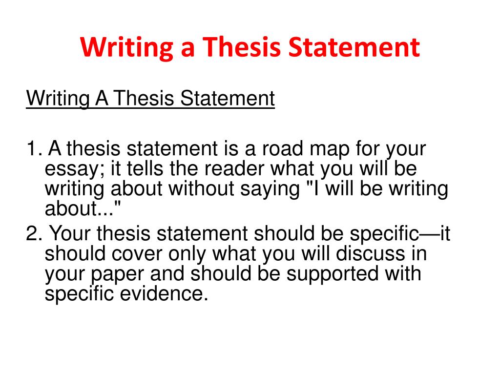 whats a thesis in essay